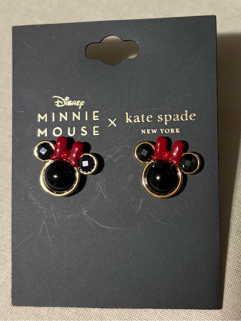 NEW Kate Spade Minnie Mouse Earrings